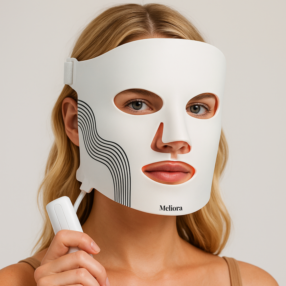 Meliora LumiSkin Pro - Rotlichttherapie Gesichtsmaske