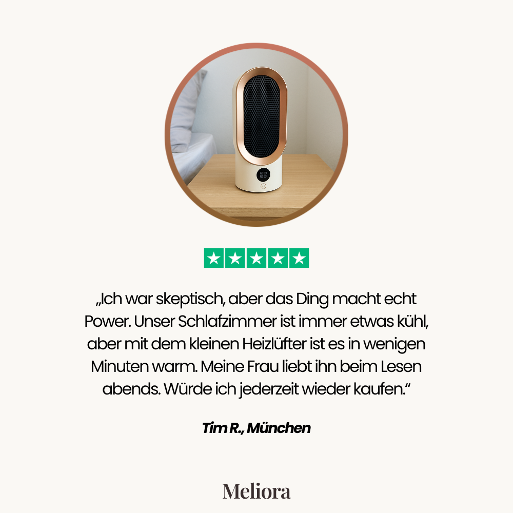 Meliora Cozy Heat Mini Heizlüfter