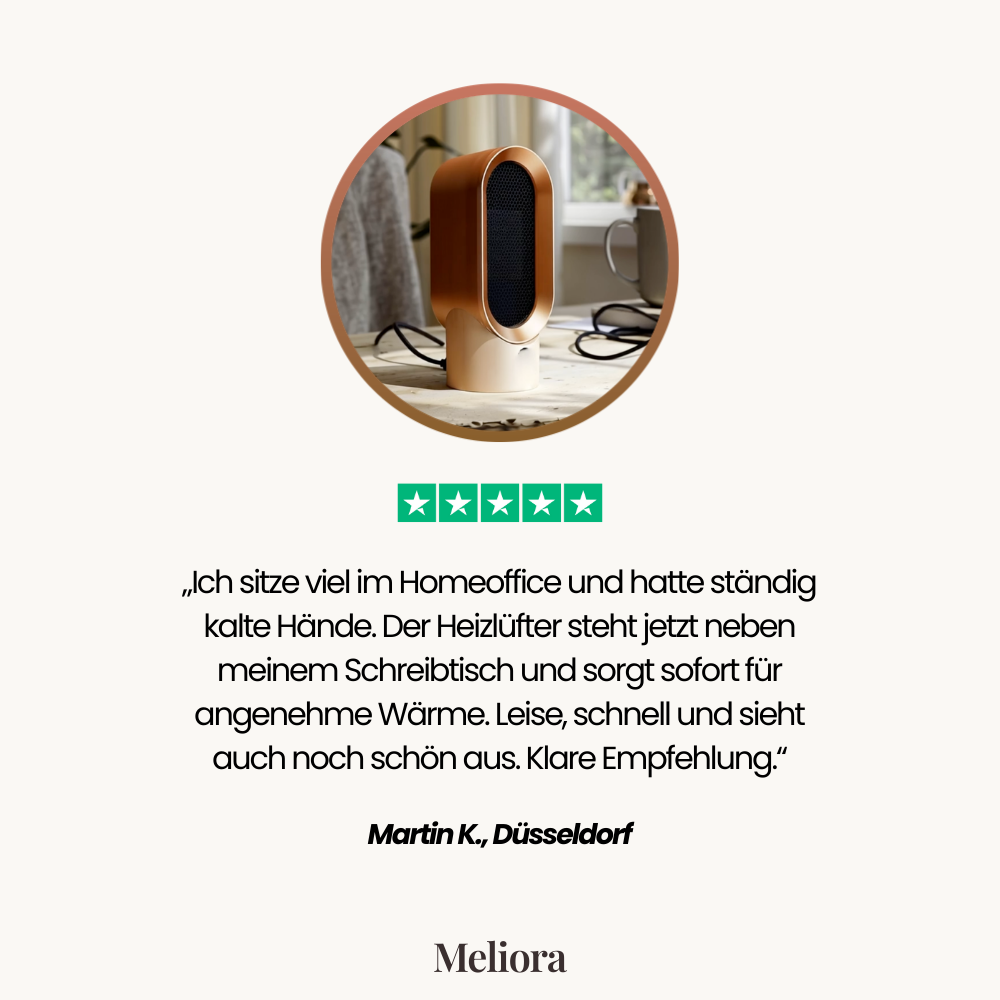 Meliora Cozy Heat Mini Heizlüfter